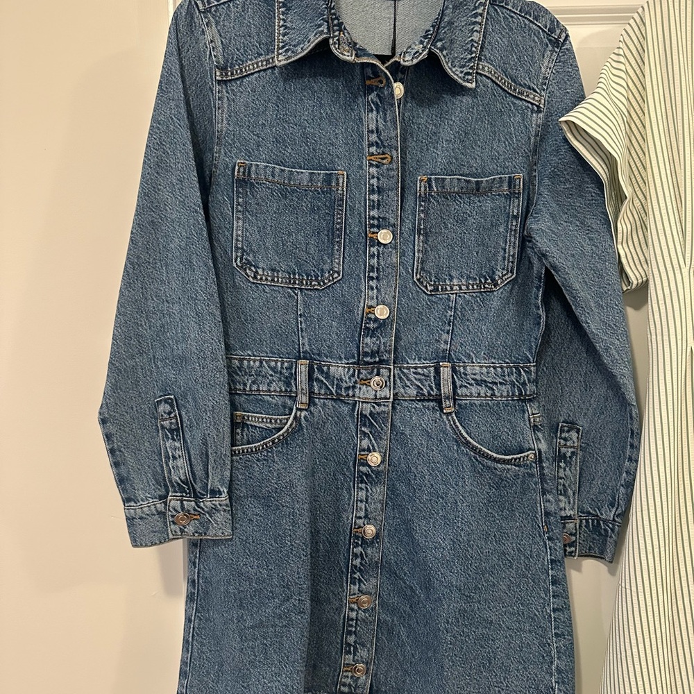 Zara Blue Denim Shirt